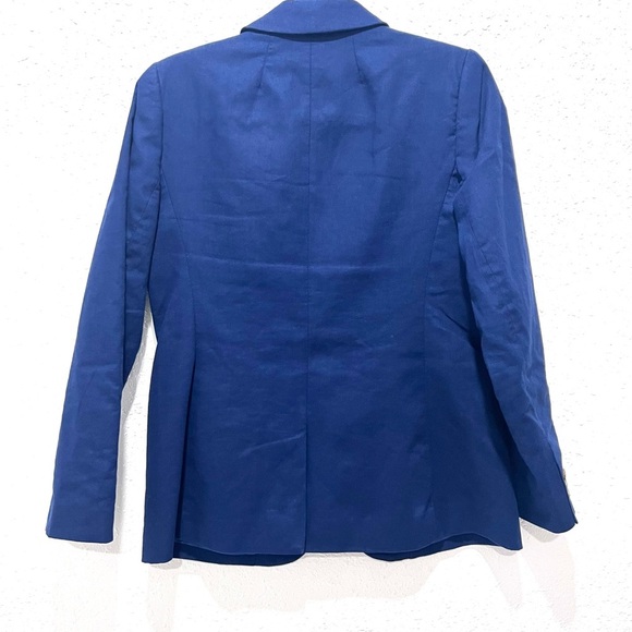 J. Crew Navy Blazer for Women Linen-blend one-button blazer 8 - Picture 6 of 6